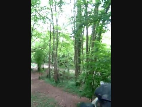 Quad Rando Technique en sous bois
