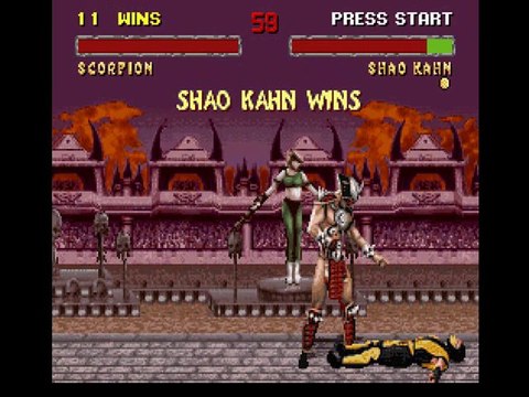 Mortal Kombat II (SNES) - Scorpion Run 2/2
