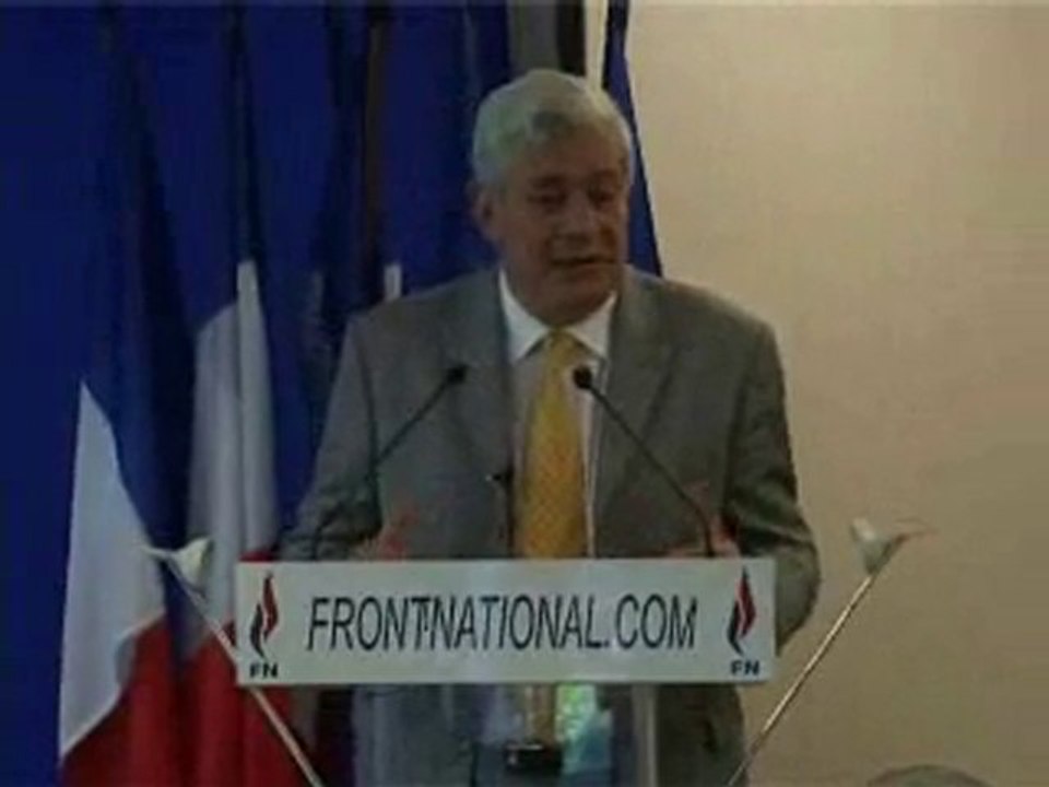 FN - Bruno Gollnisch - Conférence de presse - 07/2010 - 2/3