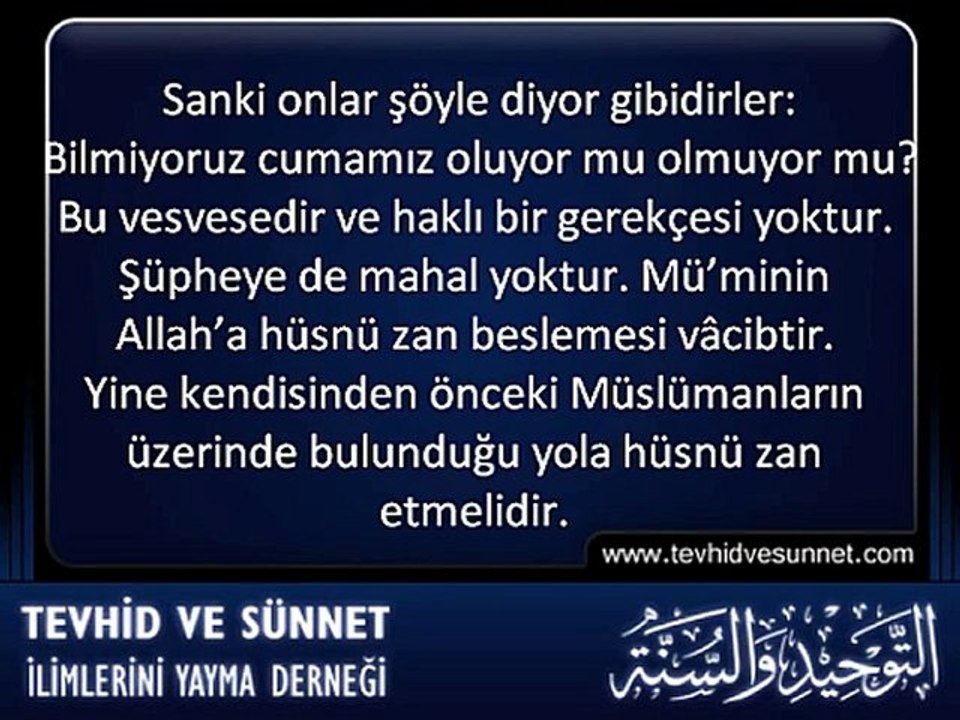 Cumadan Sonra Kılınan Zuhr-i Âhir Namazı Bid'at mıdır?