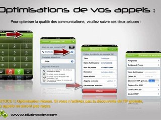 VoIP sur Iphone - Acrobits avec les services Dialnode