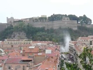 Canalisation d'eau explosée à Monaco