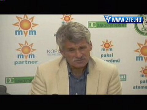 2010.08.21 Csank János nyilatkozott a Paks-ZTE után