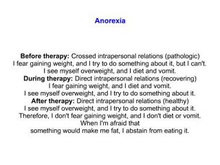 Relational therapy - anorexia