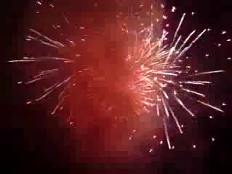 Feu d'artifice 13 Juillet 2010 Bonson (42) Loire
