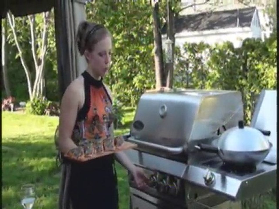 saumon thai planche cedre BBQ