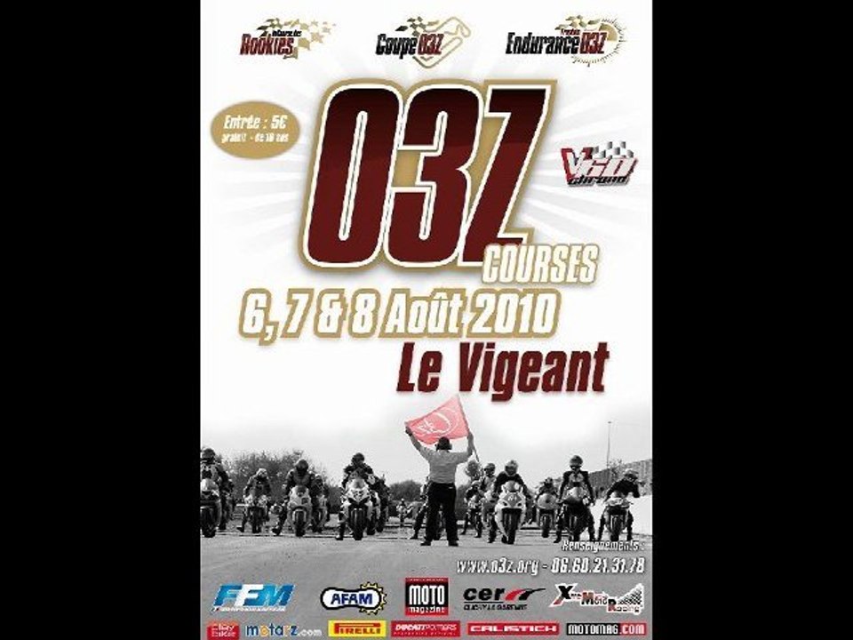 course des Rookie - Le Vigeant ZX10R 2008 - victoire