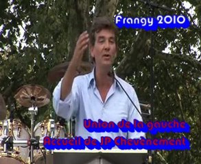 Frangy 2010 - Arnaud Montebourg partie 1 Accueil de l'invité