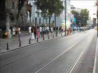 Istanbul main street tour and sound of the streets