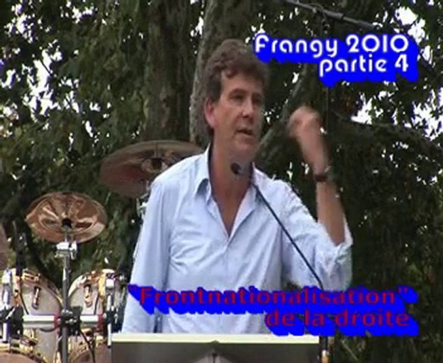 Frangy2010 Montebourg part4 Frontnationalisation dela droite