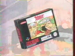 Publicité Astérix Super Nintendo 1993