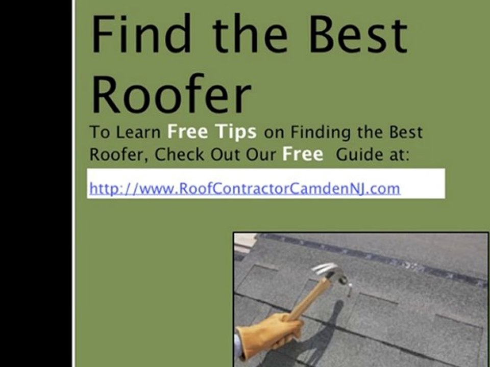 Roof Contractor Camden New Jersey NJ