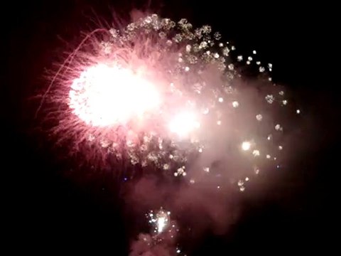 Feux d'artifices du 14 juillet 2010 à Valras Plage