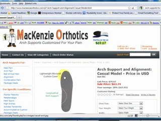 Good Arch Supports Customized to Your Specific Condition