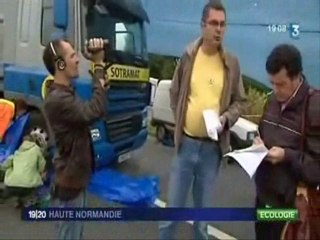 Fr3HteNormandie: Blocage usine Téréos à Lillebonne (76)