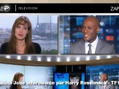 Zapping : Harry Roselmack drague Angelina Jolie !