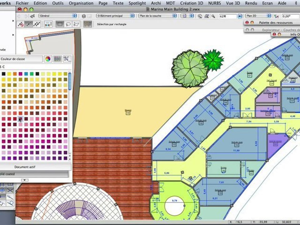 Vectorworks 2010 L'interface