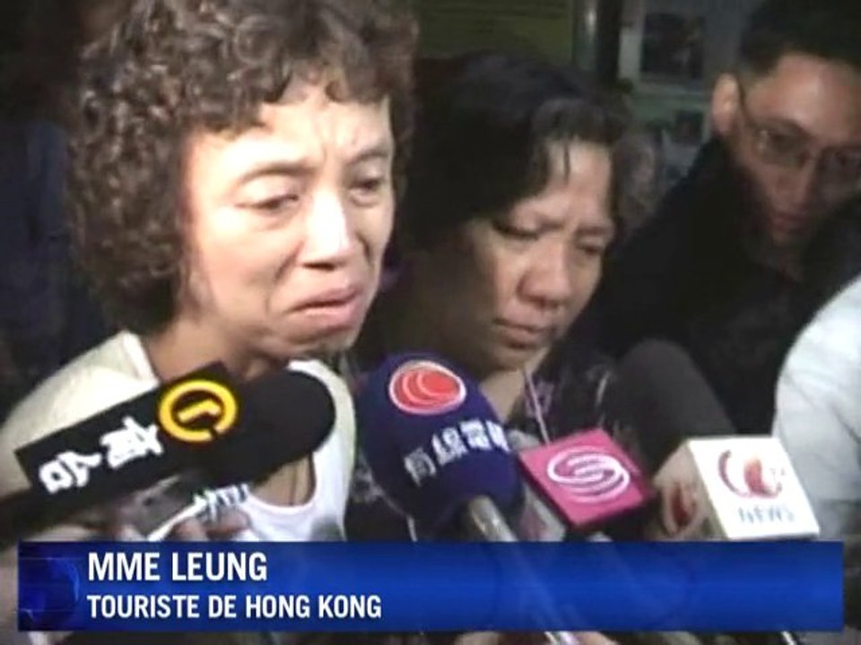 Prise d'otages aux Philippines: huit touristes de Hong Kong tués