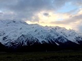 Mount Cook, New Zealand: Sunset Video