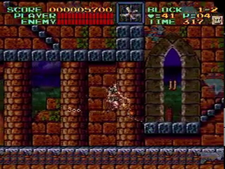 SNES Super Castlevania IV Stage 1