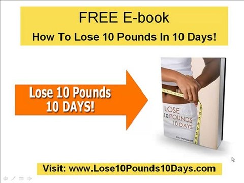 Free Weight Loss Ebook - Lose 10 Pounds 10 Days