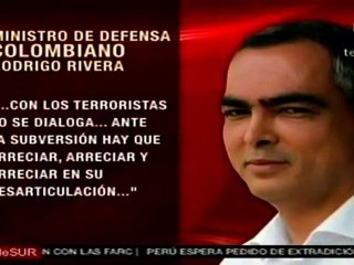 Ministro de Defensa colombiano pide a Unasur no seguir el ju