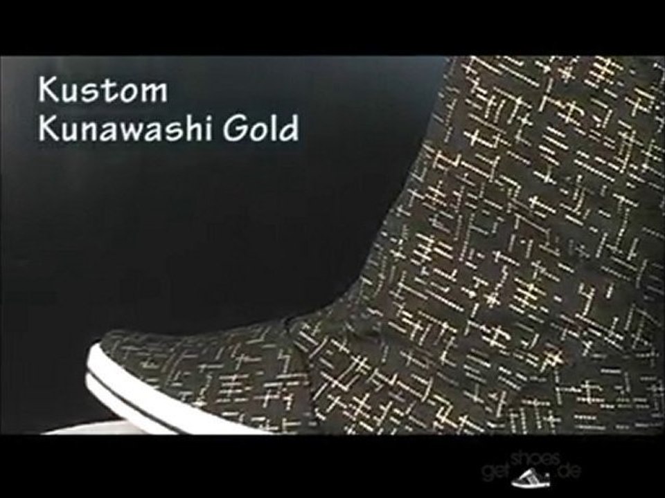 Kustom Stiefel Kunwashi Gold Boots jetzt bei www.getshoes.de
