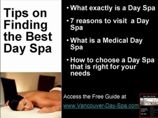 Vancouver Day Spa Find the Best Spa in BC