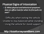 DUI Baltimore Attorneys - Intoxication Physical Signs