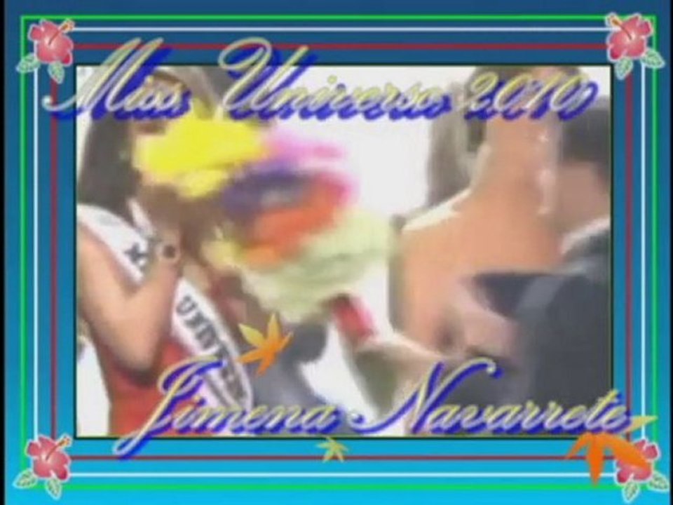 Miss Universo 2010, Jimena Navarrete, Video de José Prilo