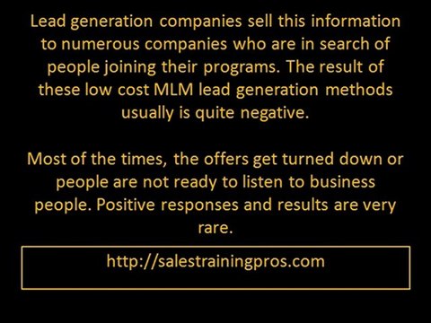 Cheap MLM Lead Generation - Is it truly possible?