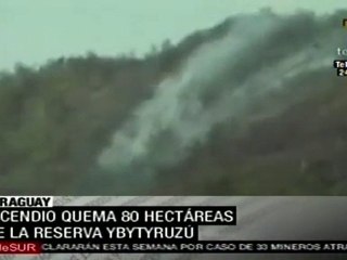 Paraguar: reportan mil 700 focos de incendio; alertan contam