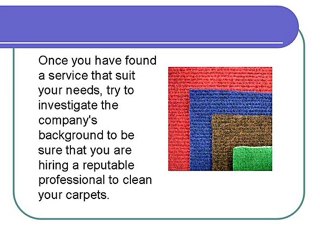 Where To Get Good Carpet Cleaning Services