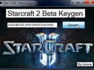 Starcraft 2 Beta Keygen Updated 25/8/2010
