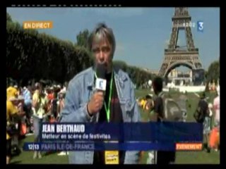 Champs de Mars - Jean berthaud et le secours Populaire