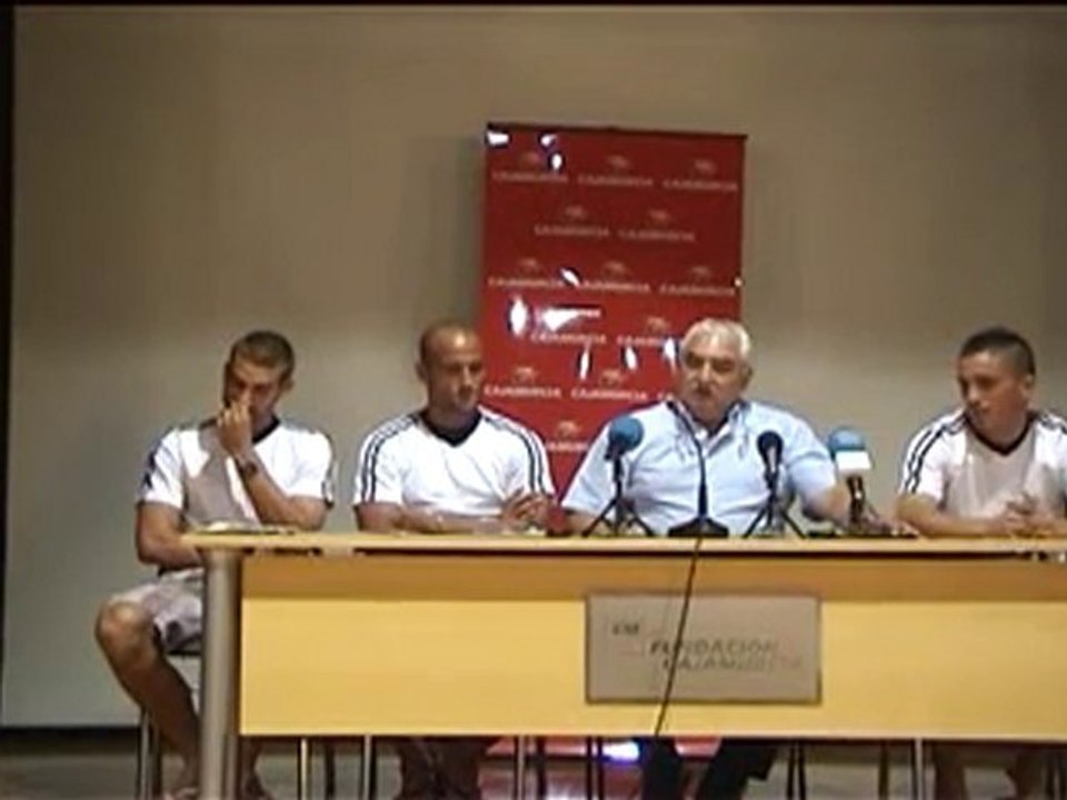 Presentación de la plantilla del Caravaca c.f. 2010/2011
