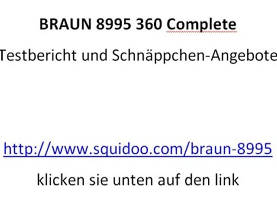 Braun 8995