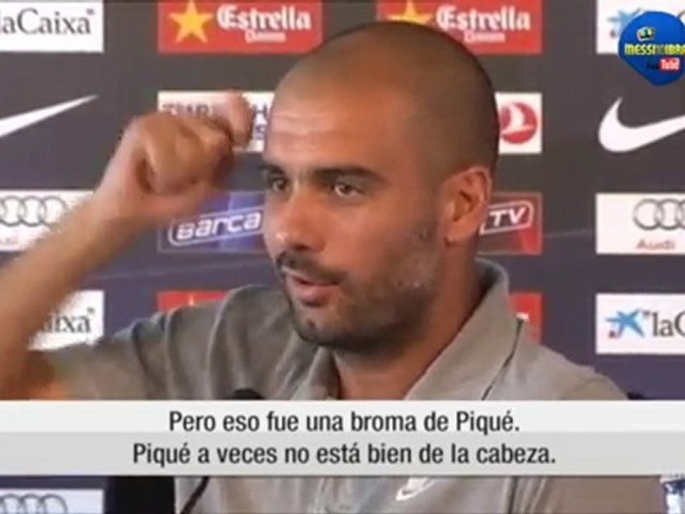Guardiola on pique