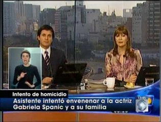 Asistente intentó envenenar a Gabriela Spanic y a su familia