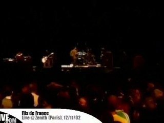 Saez - Fils de france - Live au Zenith 2002