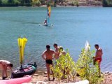 2 ème rencontre de kayaks & canoës à voile au lac du Salagou