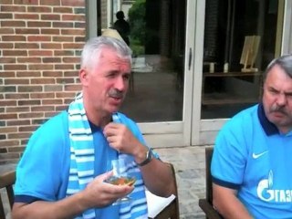 Supporters du Zénit Saint-Pétersbourg au Roncemay