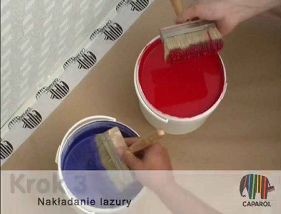 4/14 Deco - Lasur matt na tapecie drukowanej Magic - Glass
