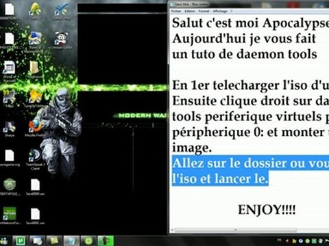 Tuto Daemon Tools pour lire un .iso