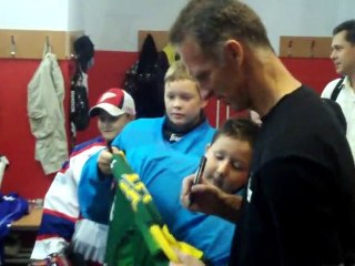 Доминик Гашек автограф-сессия