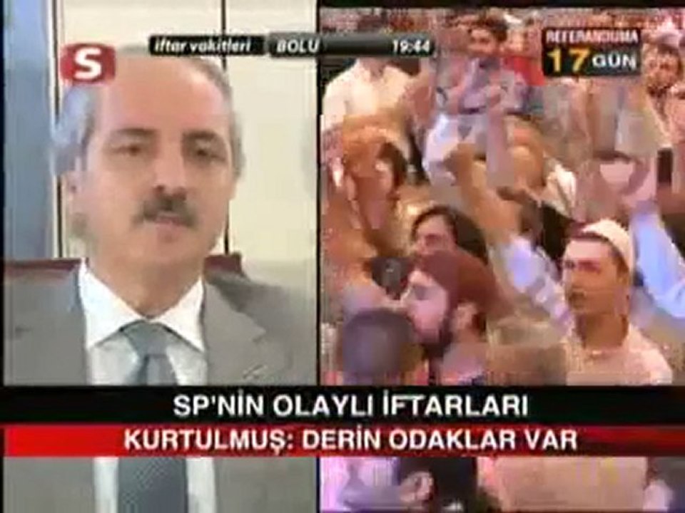 Kurtulmuş: ''İftar Olaylarında Derin Odakların Parmağı Var''