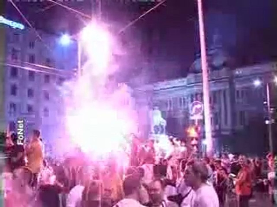Fešta grobara u centru Beograda