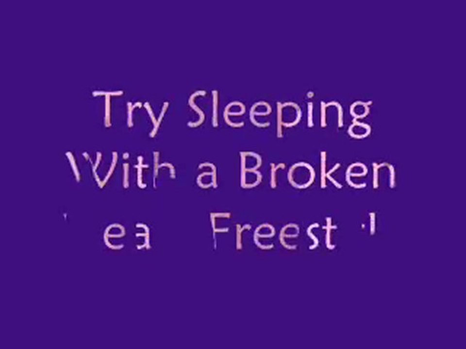 Alicia Keys - Try Sleeping With a Broken Heart Freestyle