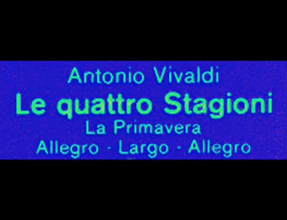 Wolfgang Schneiderhan, 1966: "Spring," Four Seasons, Vivaldi