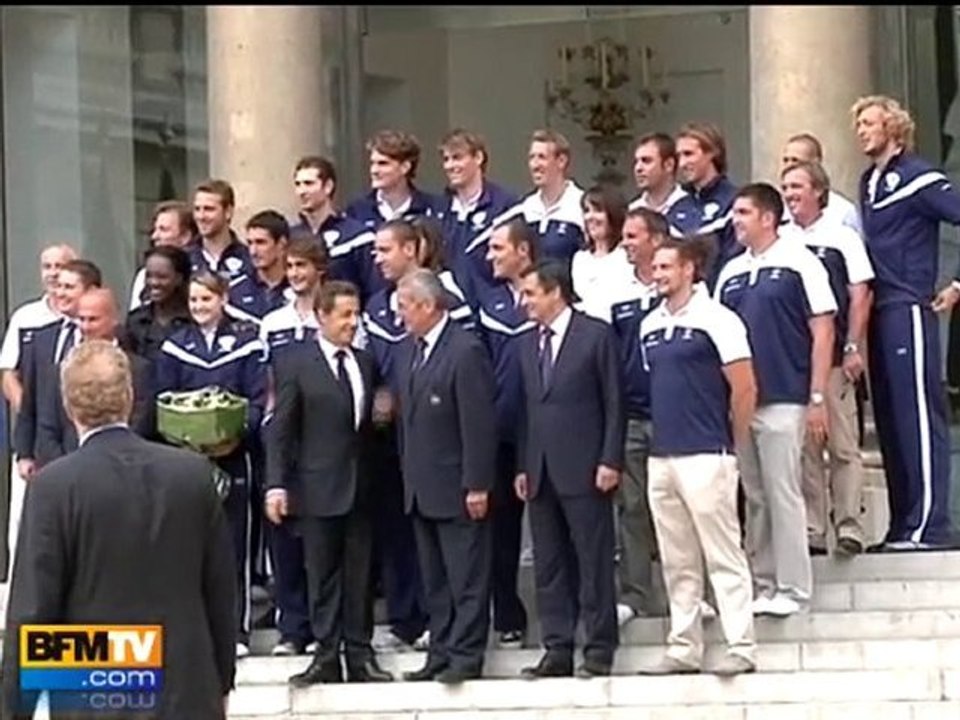 La tournée parisienne des nageurs français